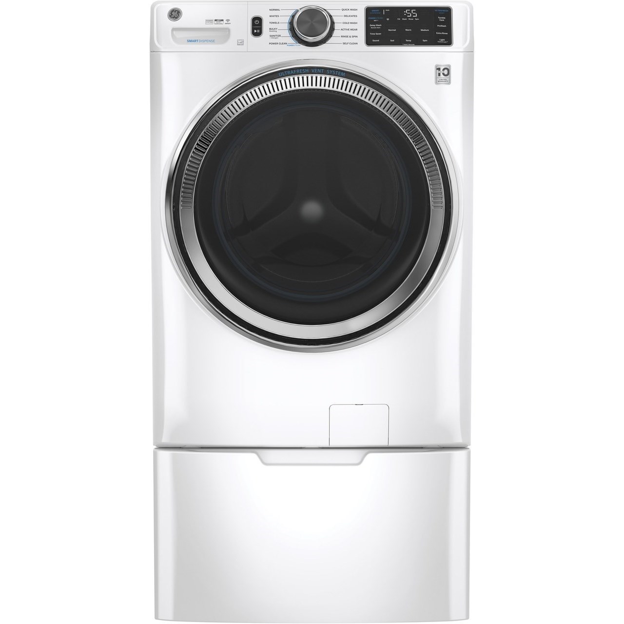 Front Load Washers GE GE 4.8 cu. ft. Capacity Smart Washer